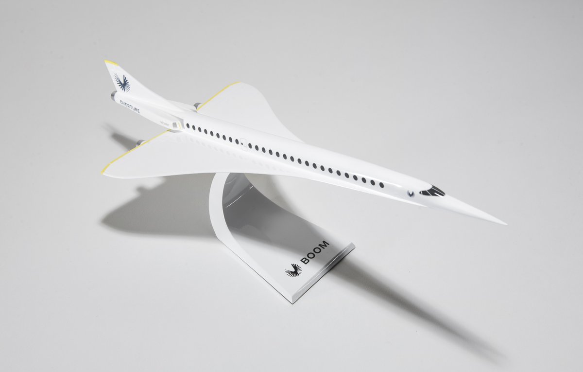 Decorate your home office, supersonic style.

Today, we’re giving away a premium 1:125-scale replica of Overture. It measures 18”x 4”x 8”.

Retweet to enter.

Giveaway ends Dec. 16 at 3pm ET. #BoomSupersonic