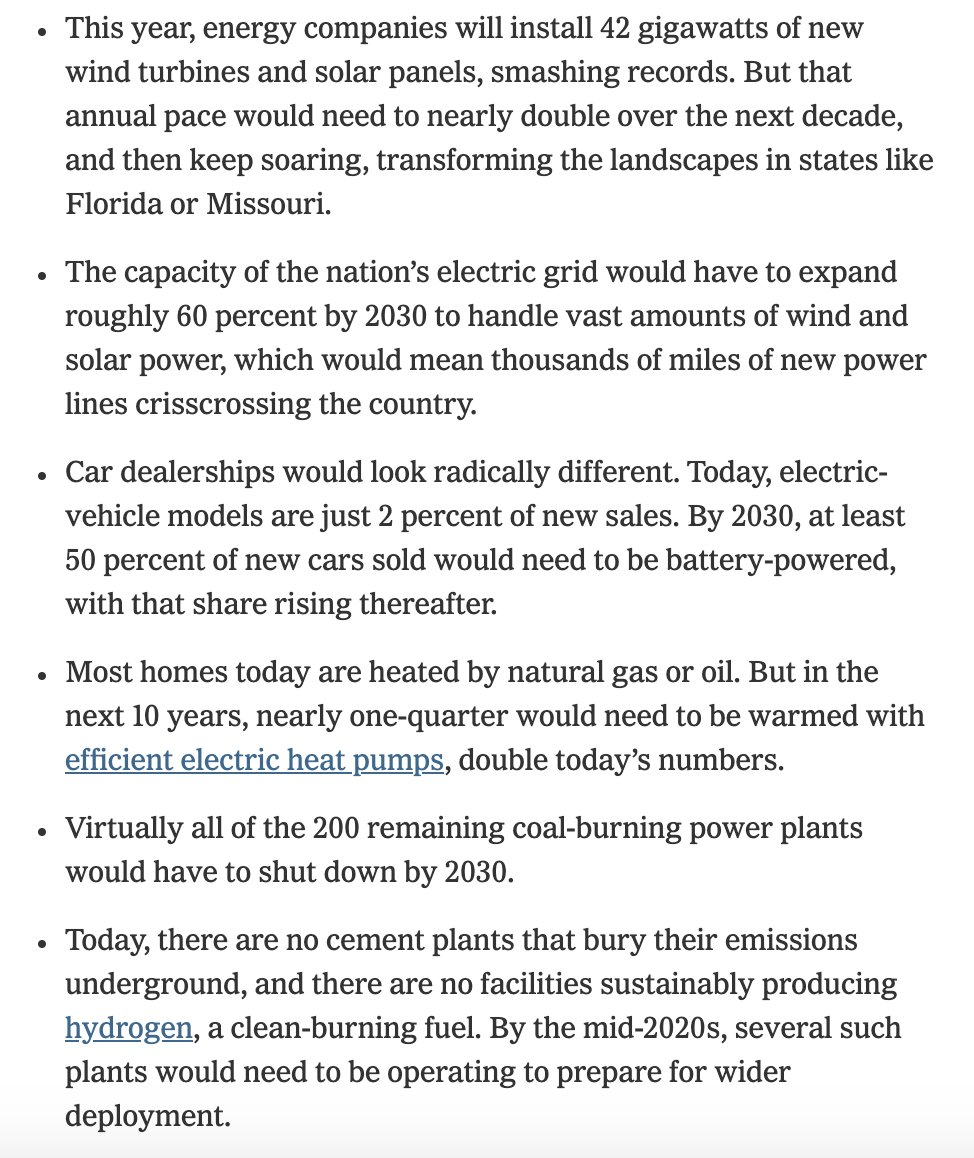 But here's one key takeaway from the study. No matter which path we ultimately choose, there's a pretty similar set of actions that likely needs to happen between now and 2030 in all scenarios. These are big, drastic changes. I describe some here:  https://www.nytimes.com/2020/12/15/climate/america-next-decade-climate.html /10