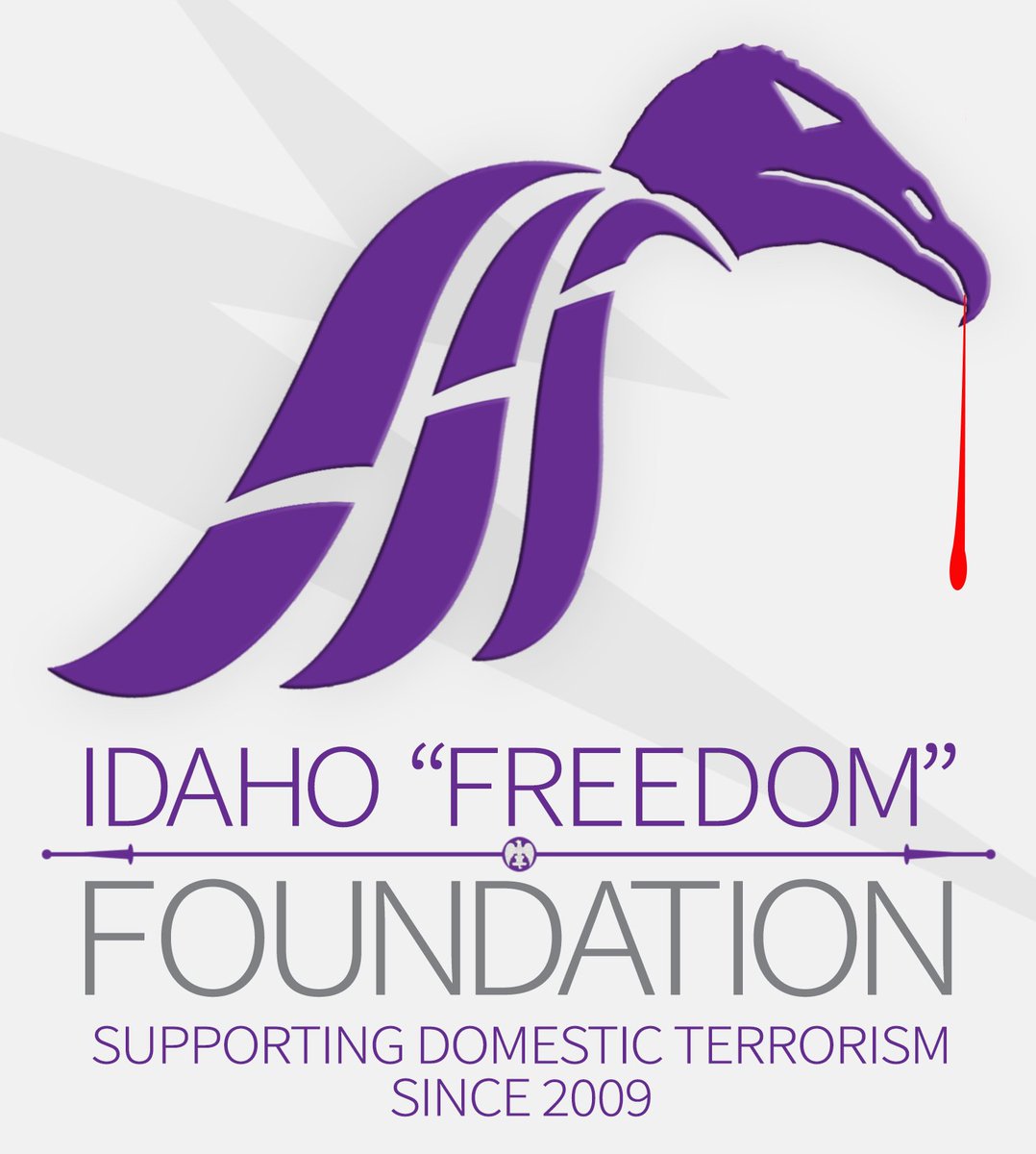 43SBdotcom's tweet photo. Idaho Freedumb Foundation Oberführer Wayne Hoffman is angry as a wet mouse today that his organization has been called out for its support of domestic terrorism in #Idaho. Please don't re-tweet this graphic because it will hurt his fee-fees and gives him a sadz. https://t.co/LaHvFKL6fO