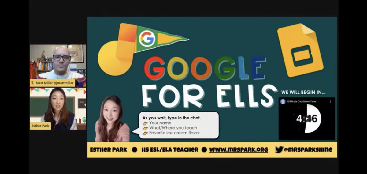 Animated GIFS
○ Use your phone to take a 3 second video in front of a bare white wall
○ Go to unscreen.com and upload your video
○ Download into your desktop or your laptop
○ Drag and Drop it where you want it to go
<a href="/MrsParkShine/">Esther Park</a>
<a href="/DitchThatTxtbk/">Ditch That Textbook</a> #DitchSummit