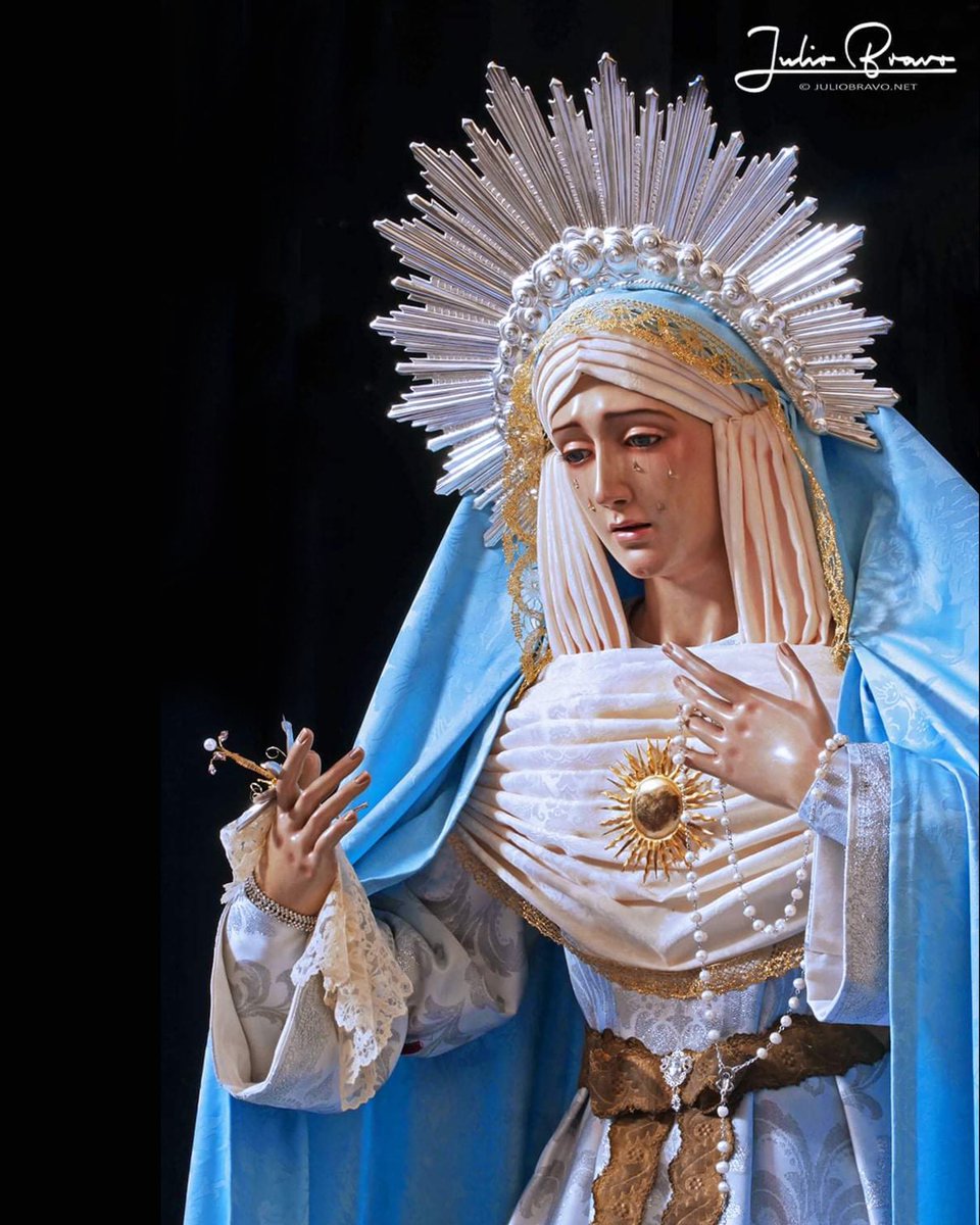 Virgen pura concebida sin pecado original. 
#virgendelsol #soldemalaga