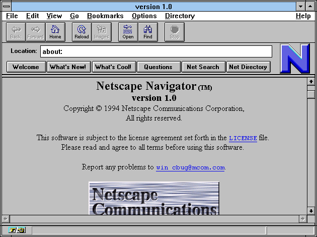 WebDesignMuseum's tweet photo. Happy 26th Birthday Netscape Navigator 1.0! On December 15, 1994, The Netscape Communications Corporation released the web browser Netscape Navigator 1.0.
#Netscape #InternetHistory https://t.co/k6FiUgOjMp