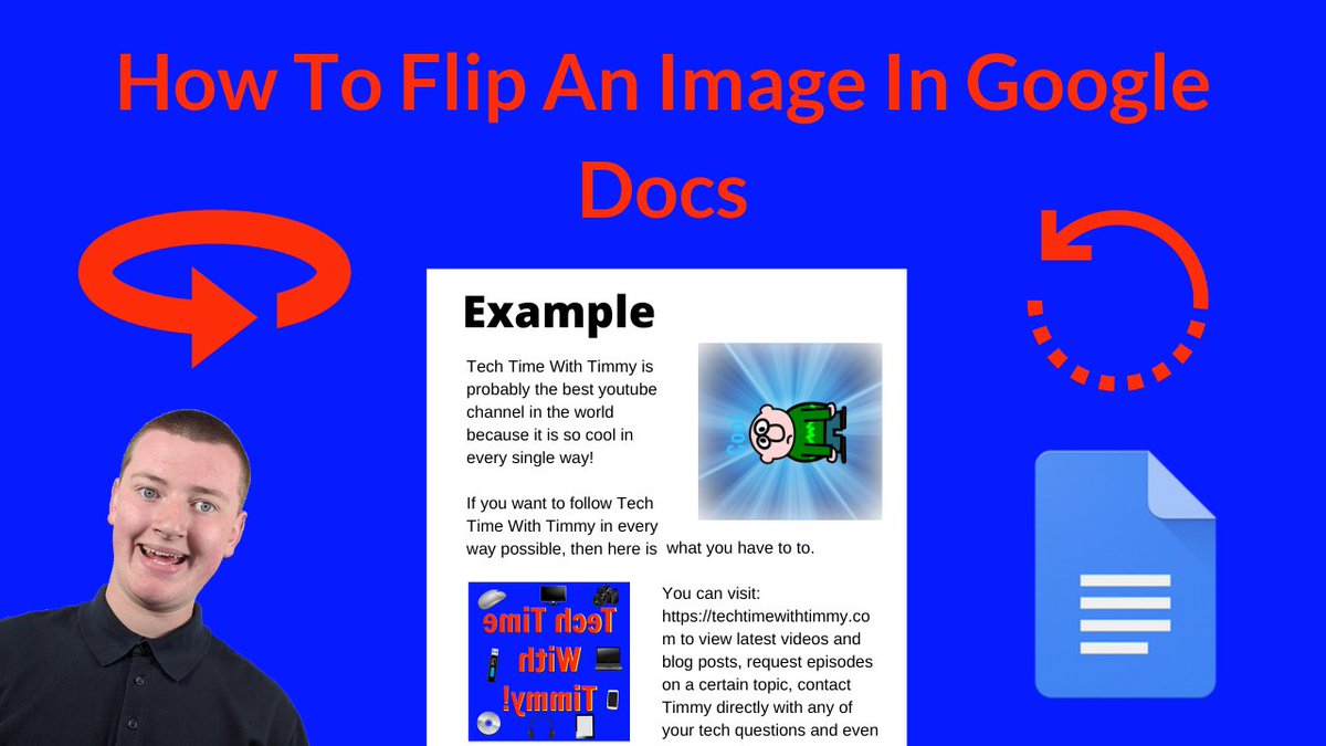 techtimewithtim's tweet image. In this video, Timmy shows you how to flip an image in Google Docs.
#googledocs #googledocstips #googledocstutorials
youtu.be/pa1nYynvcmk