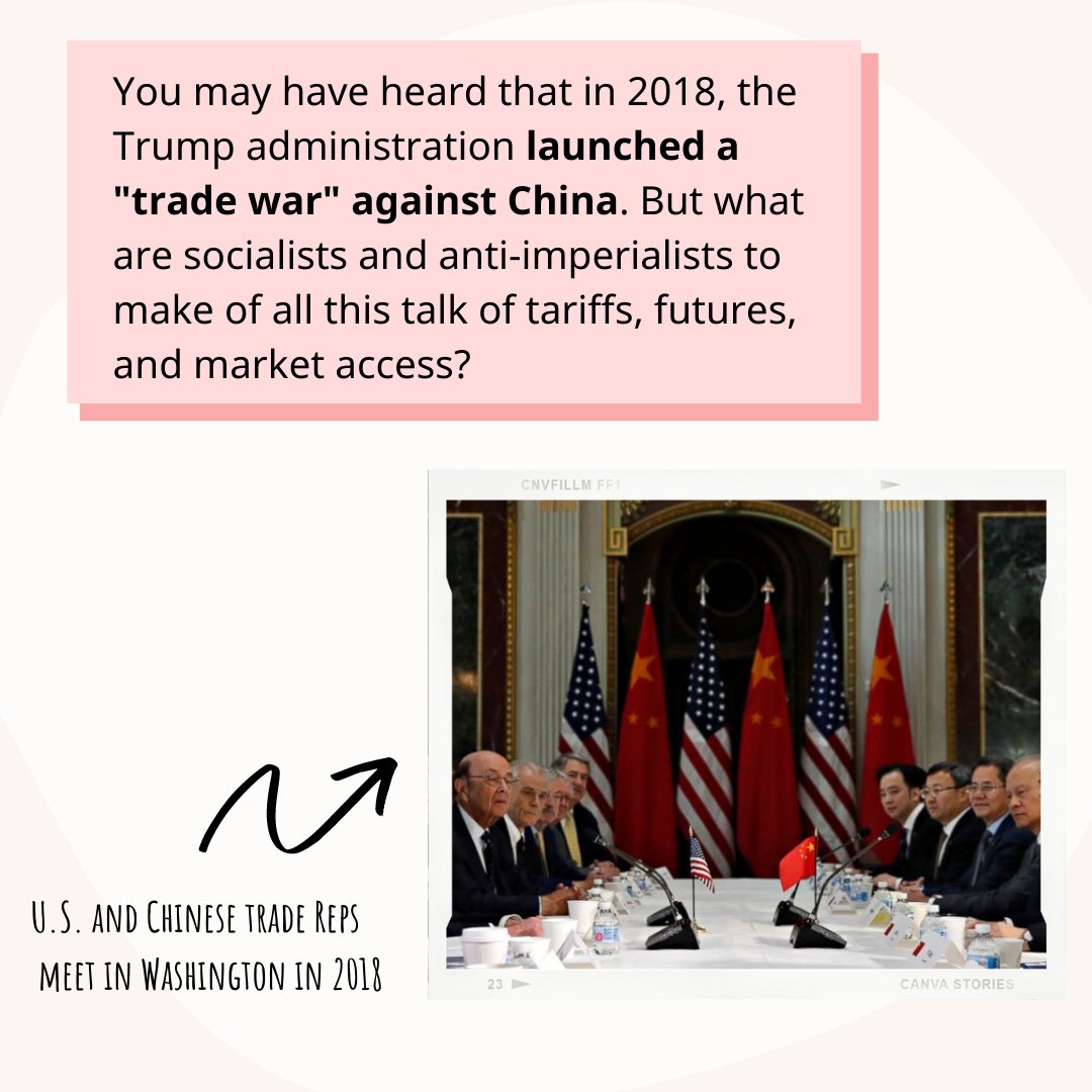 What's the U.S.-China trade war all about? Beneath the jargon of tariffs, futures, and market access, our latest infographic analyzes the "trade war" as a front of U.S. aggression on China's economic sovereignty and people-centered development.  https://www.instagram.com/p/CIyQ0fzAf4q/&nbsp;
