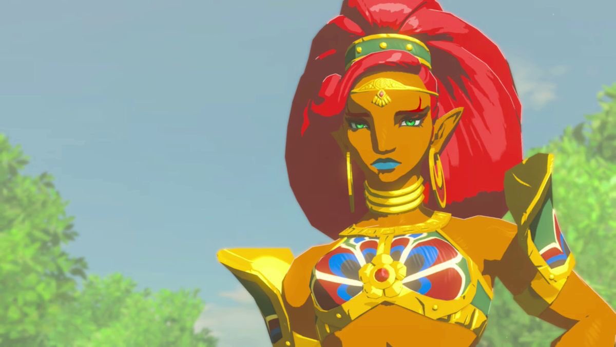 Urbosa is also a lesbian and she has a crush on zelda