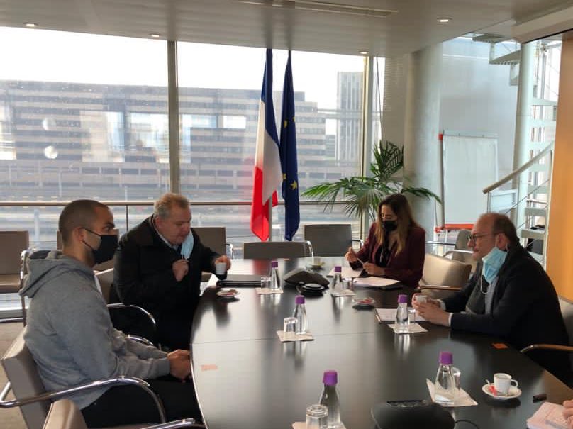 RiouxRemy's tweet image. Merci à @tonyparker🏀 pour sa visite à l’@AFD_France ce matin pour nous présenter son académie @TP_A_A à #Lyon, ouverte sur le monde 🌍. Notre partenariat Sport&amp;amp;Développement commence en #Angola 🇦🇴, grande terre de basket ! @franceenangola @LDLCASVEL @ASVEL_Feminin @SportEnCommun