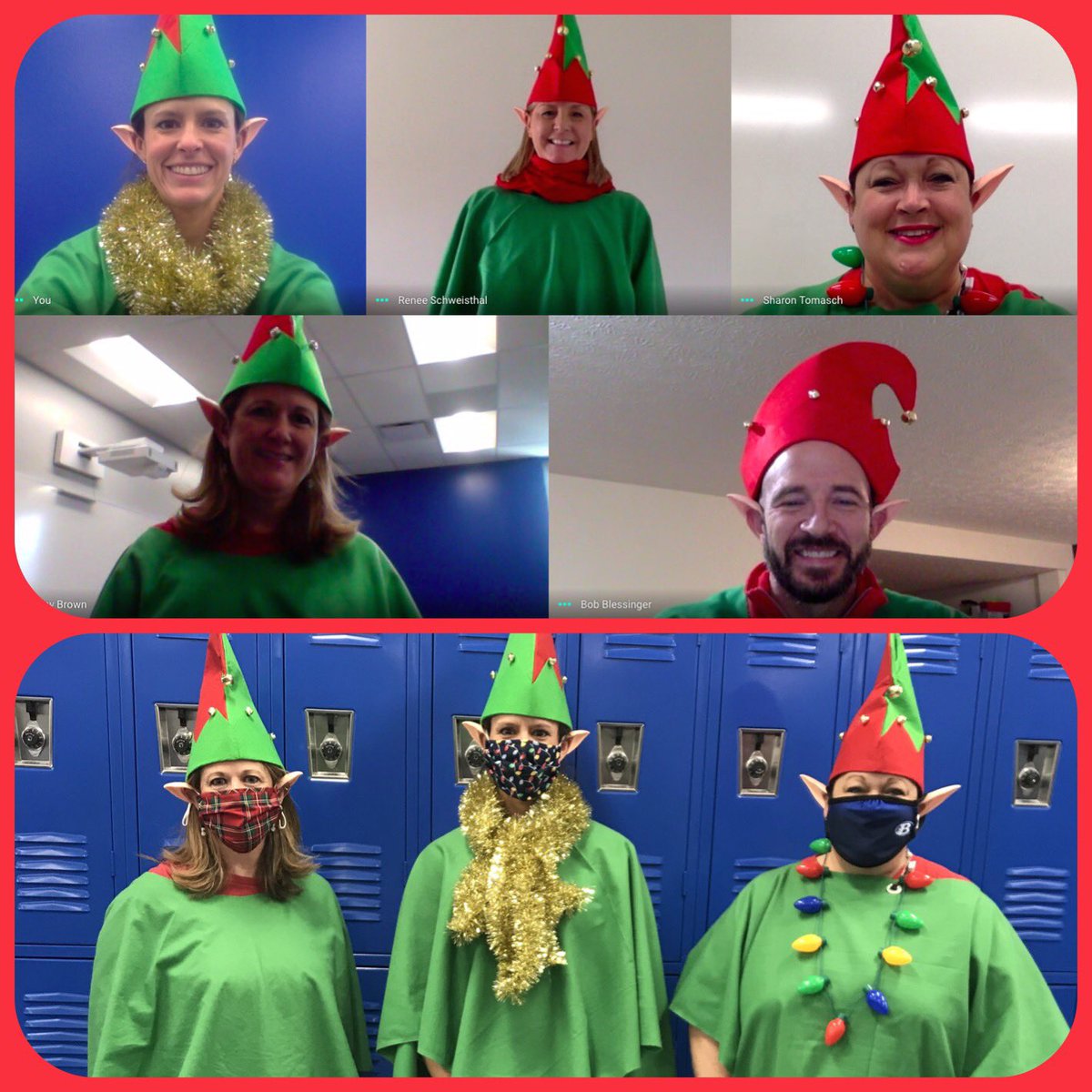 Mrs. Schweisthal (@bmsschweisthal) on Twitter photo Near and far, the Mavericks are very happy elves! <a href="/BCSDBrunswickMS/">Brunswick Middle School</a> #BMSHappyHolidays #Mavericks Near and far, the Mavericks are very happy elves! <a href="/BCSDBrunswickMS/">Brunswick Middle School</a> #BMSHappyHolidays #Mavericks
