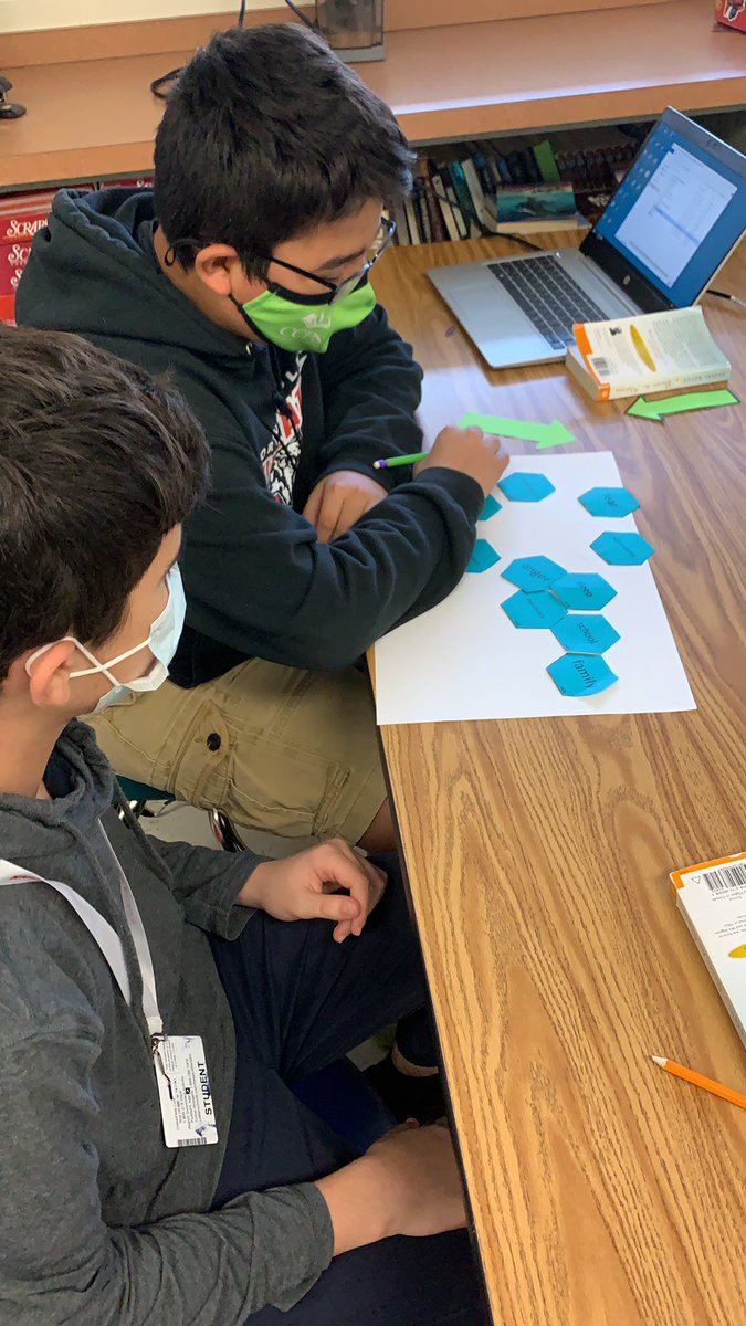 Hexagonal thinking! Coolest way to engage those higher order processes. Linking concepts from informational articles has never been so interesting! <a href="/NNMSWildcats/">NNMS</a> <a href="/CCPS_SecELA/">𝙲𝙲𝙿𝚂 𝚂𝚎𝚌𝚘𝚗𝚍𝚊𝚛𝚢 𝙴𝙻𝙰</a>