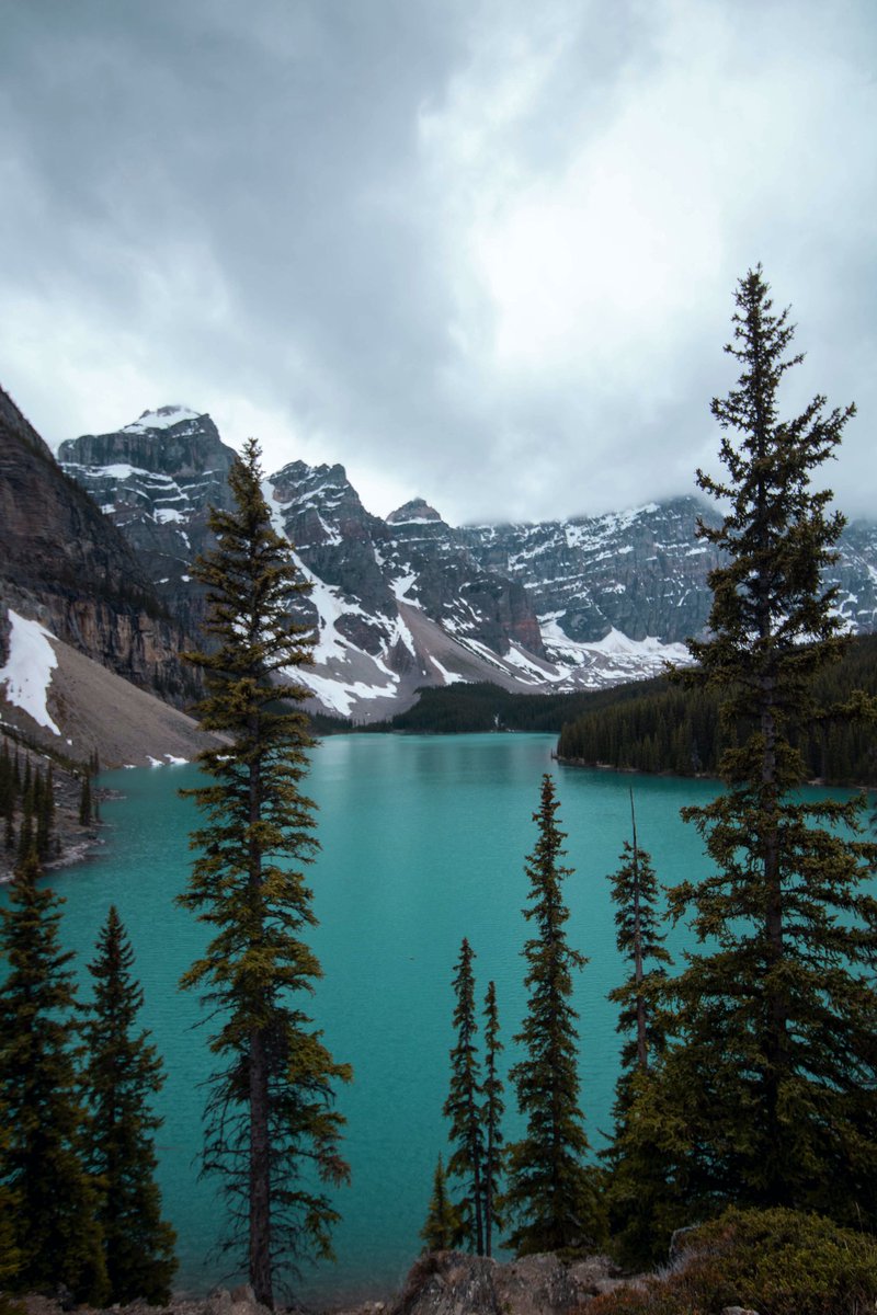 BraydonBooth's tweet photo. Water in Western Canada looks like blue paint https://t.co/3ZXUXcQixw