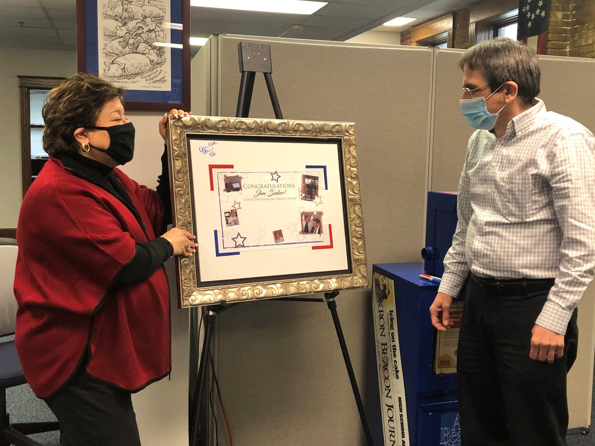 StateandFederal's tweet photo. We are proud to have accepted @COGELinfo 2020 Outstanding Service Award at their virtual conference today! Jim Sedor, our Manager of New Services, has been a big part of our relationship with COGEL providing the community with a valuable News You Can Use service! Congratulations! https://t.co/vzK8VUs3ml