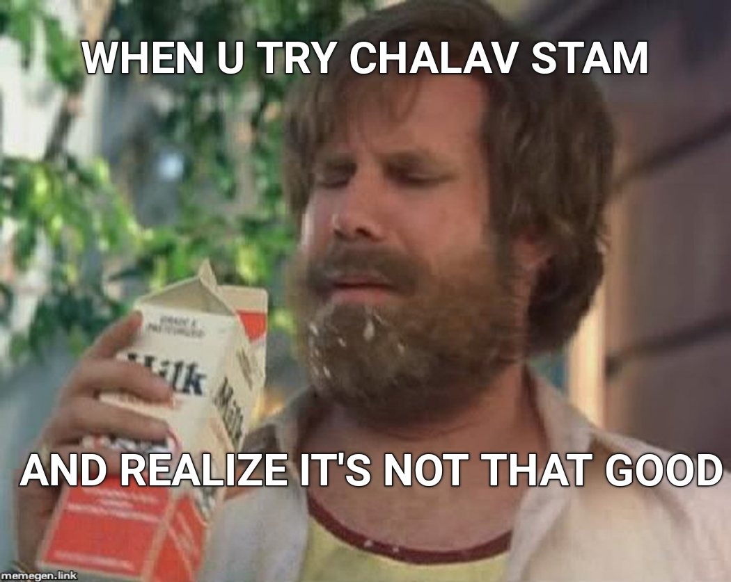 SoundsYeshivish's tweet photo. #chalavStam #modox #frumtwitter #jewishtwitter #facts https://t.co/MmFc2AAPXq