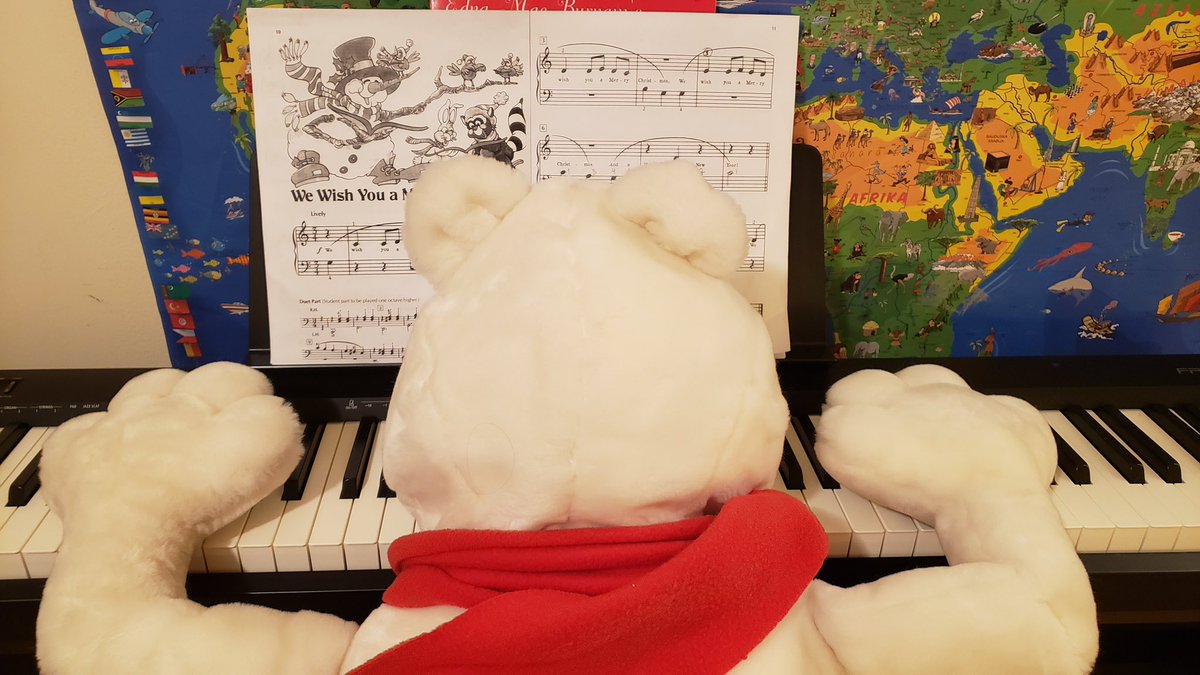 TAPpuppetsTO's tweet photo. Polar Bear celebrates Christmas and has been busy reading, practising the piano, trying to get Christmas lights ON the tree, and taking some well deserved naps!
What have you been up to lately?
@TCDSB @tdsb
#plantingtheseedsofacceptance,#creatingkindermoreinclusivecommunities https://t.co/DXw8UTRuNJ