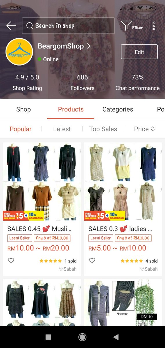 beargomshop's tweet photo. @kicap__ Saya jual murah2 je sis 🤭  marila singgah  https://t.co/QkkTZctxCa 😁 https://t.co/tNdXkYMAmM