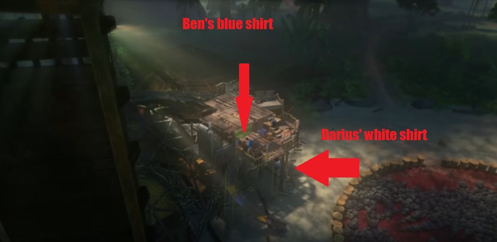 Well, I think I found out when Ben comes back. I'm guessing Darius finds him out in the wilderness and brings him back to Camp Kenji