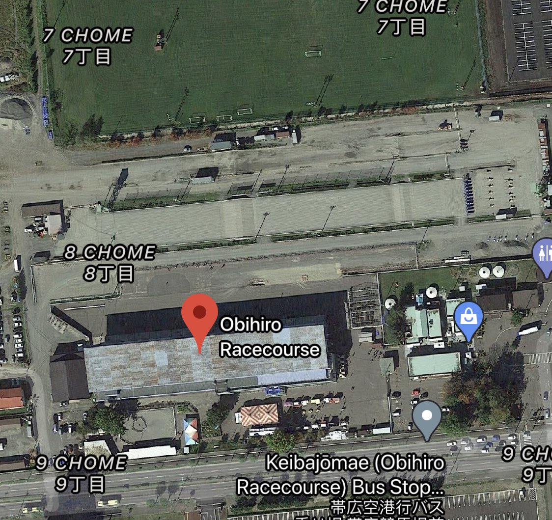9 - OBIHIRO - JAPAN  Whilst not racing Thoroughbreds, OBIHIRO racecourse does race horses, they’re just monsters!It’s almost like harness racing but the jockeys are stood on sleighs behind the beastsIt’s less than a furlong and there’s also a random hill in the middle???