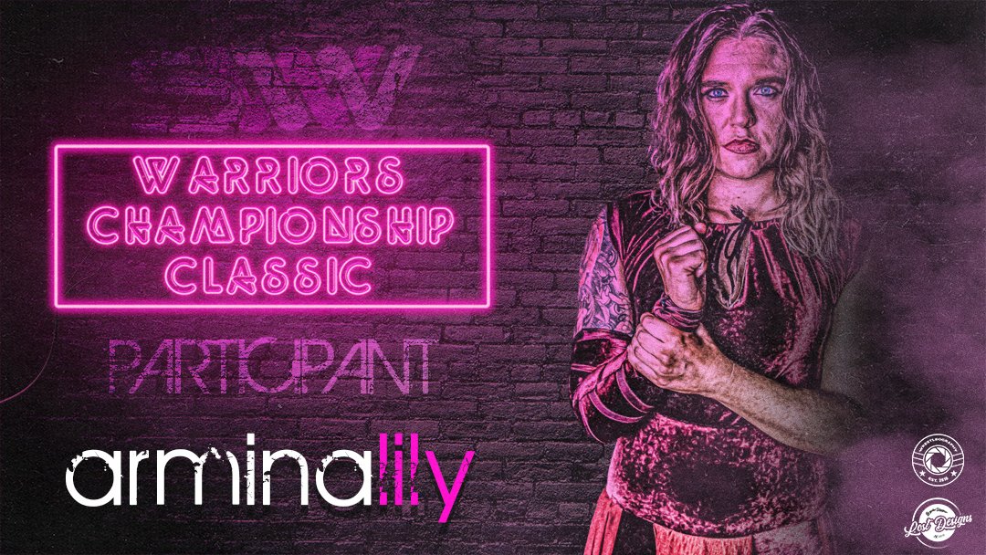 swwwrestling's tweet photo. SWW Warriors Championship Classic | Participants
Our first two participants are the only two holders of the SWW Women's Title.
We give you:
@ArminaLily
@chantaljordan_
๐จ - @lostdesigns2
๐ท - @wrestleography
#WarriorsCC #SWWCCS #SWW #BiggerBetter #WeShallNotBeMoved https://t.co/wt4NgNVnFU