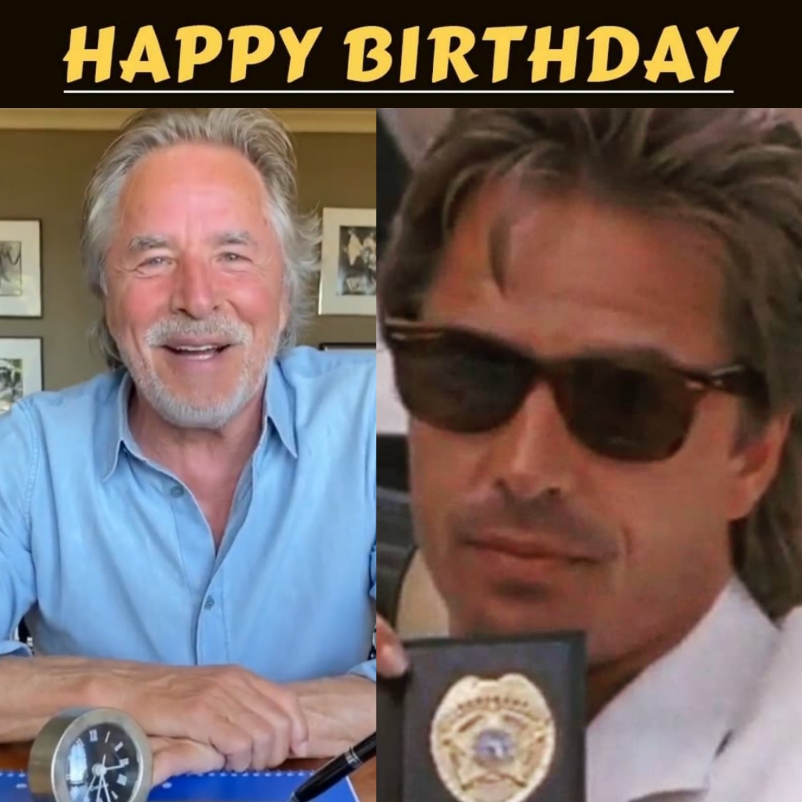 Happy 71st Birthday to Don Johnson!    