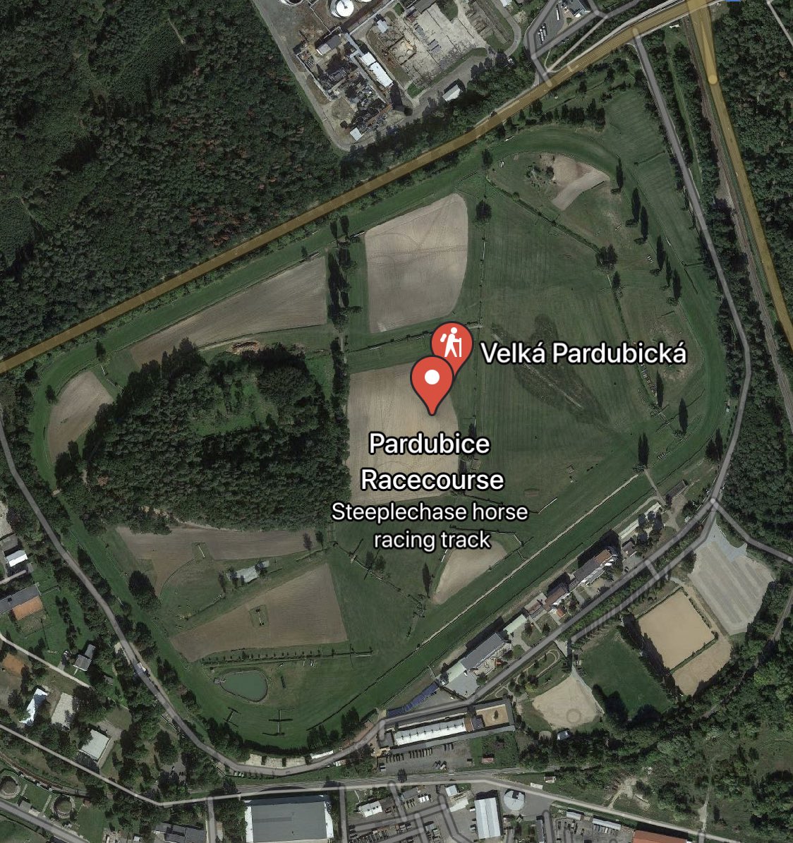 3 - PARDUBICE - CZECH REPUBLIC  A brutal test for a racehorse is the Velka Pardubicka, a stamina sapping 4m1f trip with 31 obstacles jumped, on par with our own Grand NationalThere’s a variation of obstacles including the famous Taxis Ditch, 1m deep and 4m long (see below)