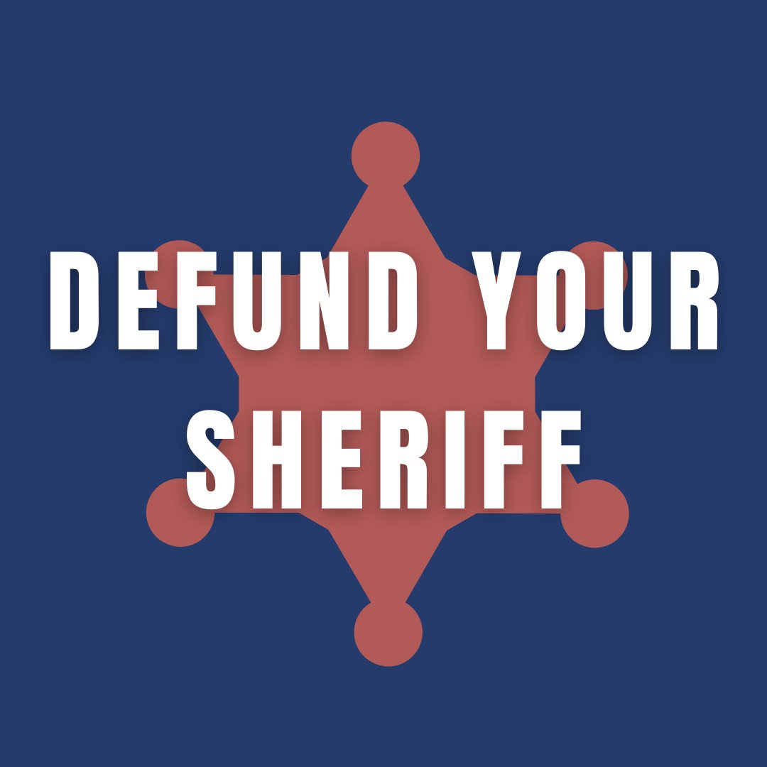 cresourcehub's tweet photo. There are more than 11 million unique admissions to jail each year & roughly 80% of those people are detained in jails controlled by sheriffs. Learn more about the role sheriffs play in policing in the brand new #DefundSheriffsToolkit at https://t.co/7tDyB19QKa. https://t.co/1Gi5nNAbBP