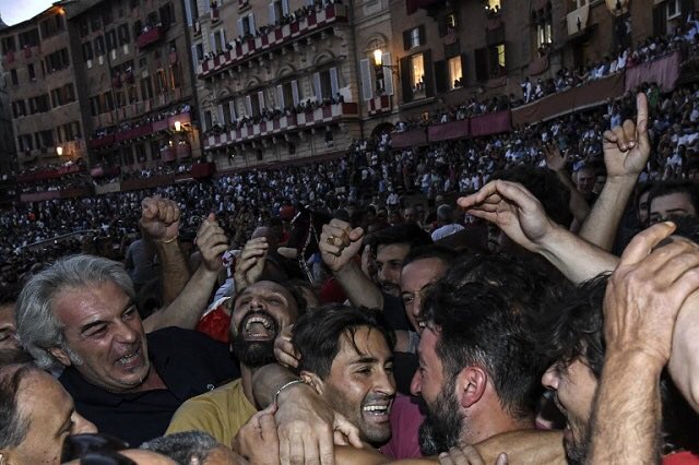 The race is basically to determine which area of the city is the best. The city is split into regions based upon churches with each area massively passionate about their own area and with each area having fierce rivalries with their neighbours