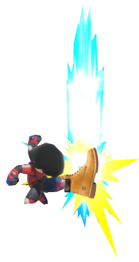 he doesnt have any kick moves so uuuuuuhhhh