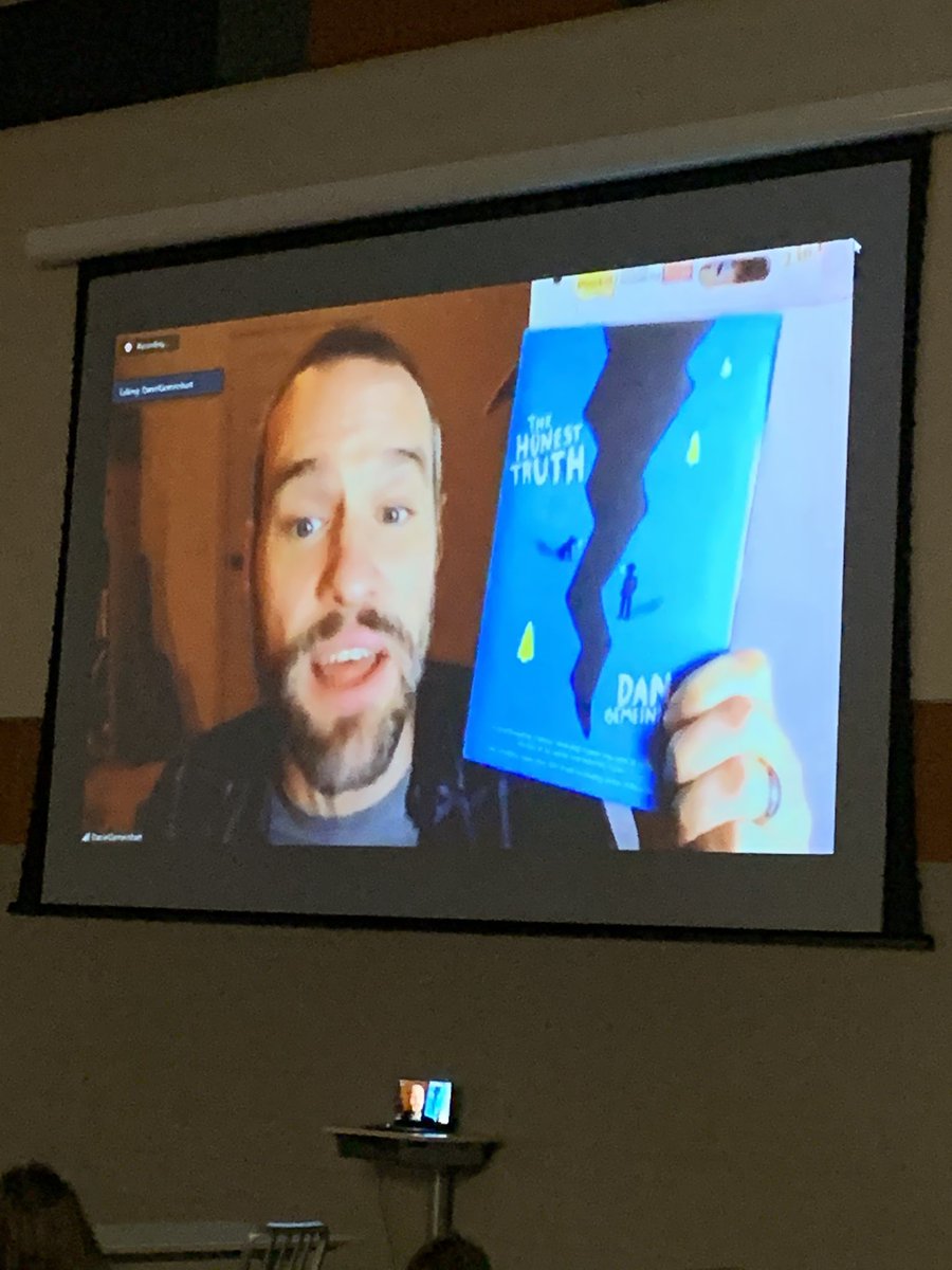 Mrstrees's tweet photo. Thank you to the @hhedfoundation for funding our virtual author visit today. Our Huskies LOVED learning from author @DanGemeinhart ! It was a great day!! https://t.co/tolcF599mw