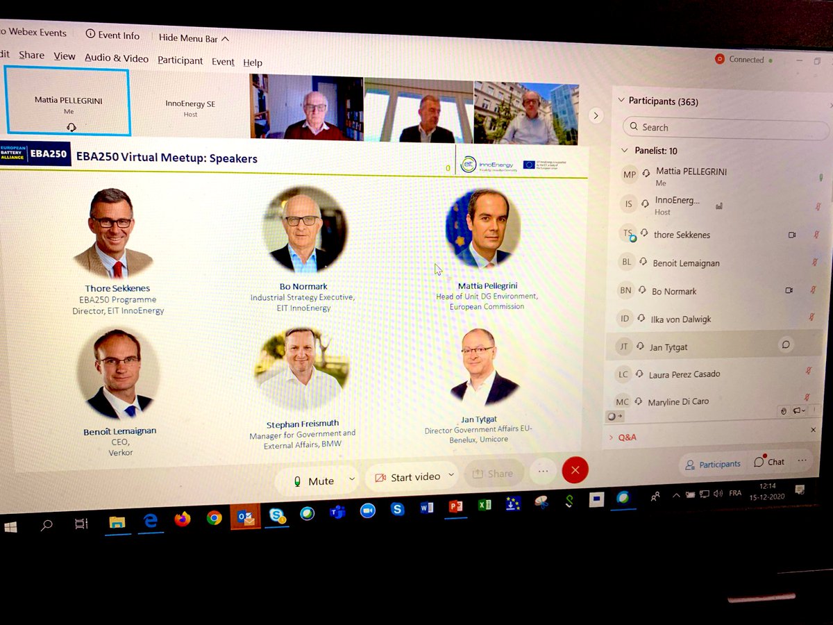 #EuropeanBatteryAlliance #sustainablebatteries #GreenDeal #circulareconomy <a href="/InnoEnergyEU/">InnoEnergy</a> <a href="/UmicoreGroup/">Umicore</a> <a href="/BMW/">BMW</a> <a href="/Green_Europe/">European Environmental Bureau</a>
