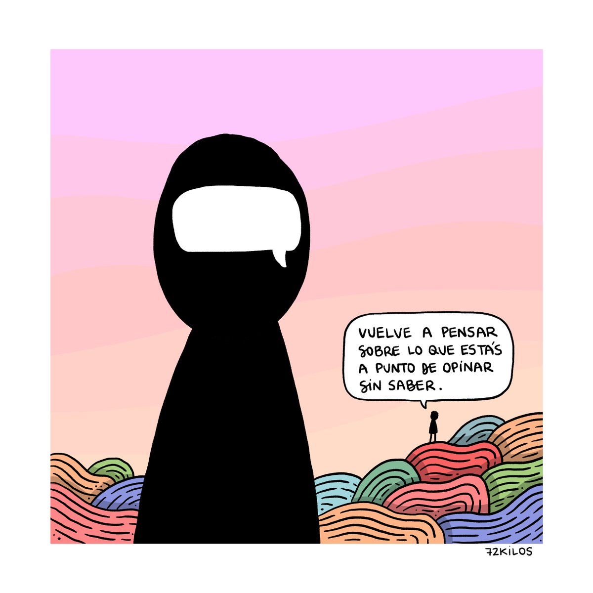 72kilos's tweet photo. Vuelve a pensar. https://t.co/nNWYUJmcs3
