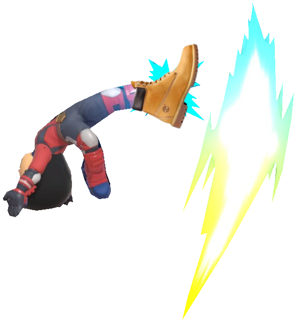 he doesnt have any kick moves so uuuuuuhhhh