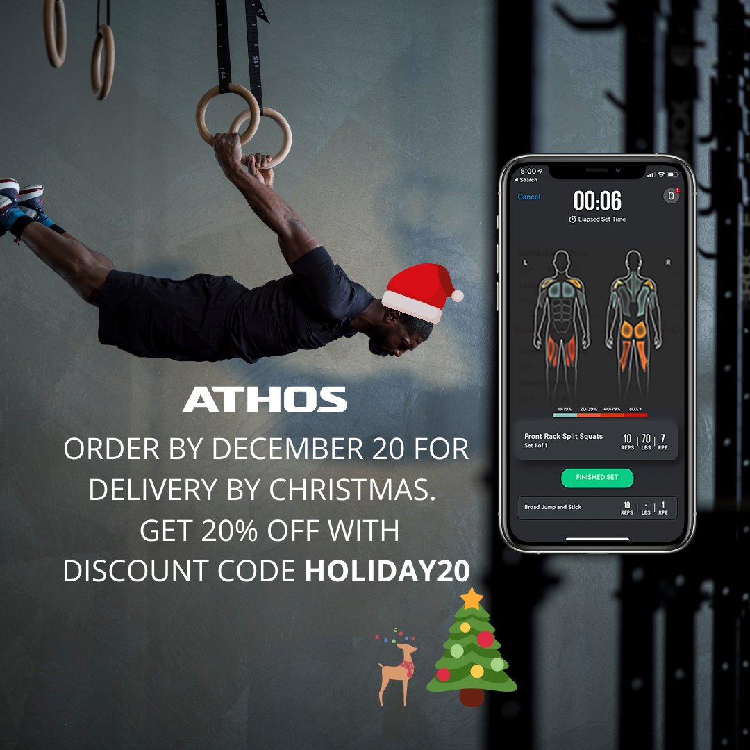 There is still time to get the world's best wearable for the athlete in your life!  Order by December 20th and it will arrive in time to be under the tree.   #workout #wearabletech #wearables #fashiontech #trainsmart #training