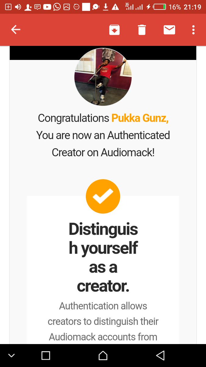 pukkagunz's tweet photo. Hello guys!
I just got Verified on Audiomack. Ekendilichukwu!
Keep streaming my project #CTMD
https://t.co/VkVpHt7SH9
https://t.co/AsL5ZdLoXB
https://t.co/SUXMROCurA https://t.co/53C5zv7N4D