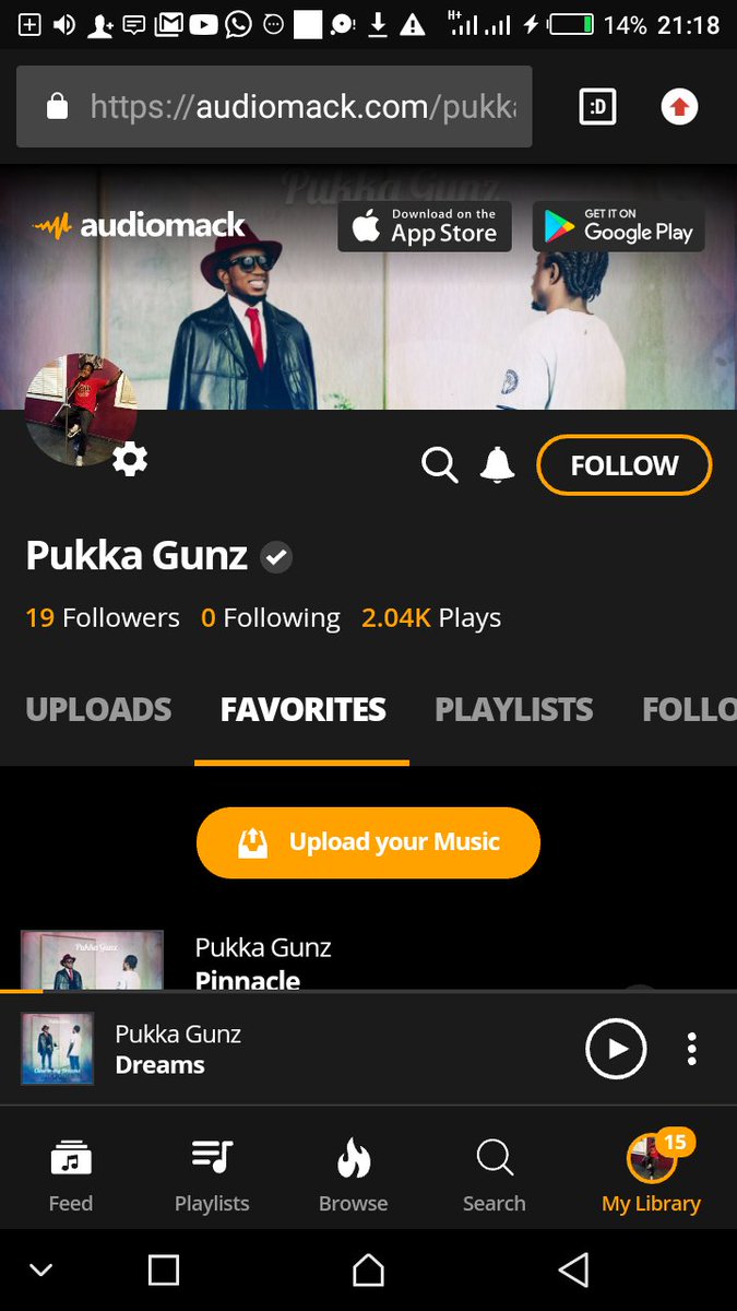 pukkagunz's tweet photo. Hello guys!
I just got Verified on Audiomack. Ekendilichukwu!
Keep streaming my project #CTMD
https://t.co/VkVpHt7SH9
https://t.co/AsL5ZdLoXB
https://t.co/SUXMROCurA https://t.co/53C5zv7N4D