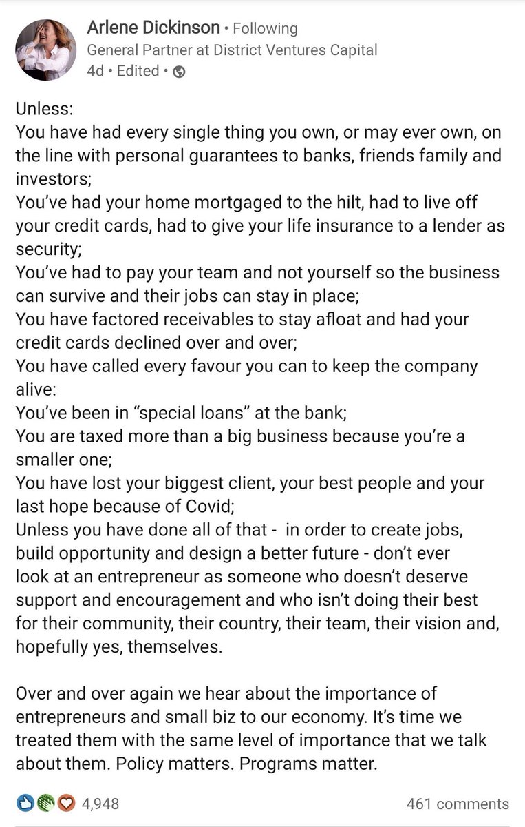Arlene Dickinson (@arlenedickinson) on Twitter photo 