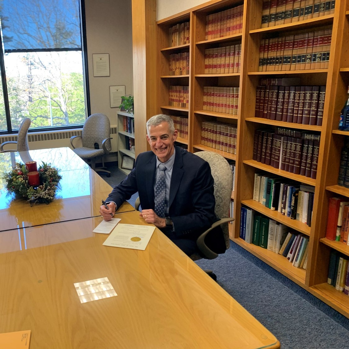 NH_DeptSafety's tweet photo. Congratulations to @NewHampshire911 Director Mark Doyle on his reappointment. Thank you for your continued hard work to the Department and State. #Congratulations #NHSafety #NH911 https://t.co/YLfhC8Cymw