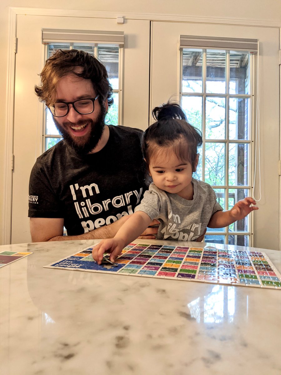 TPL_Foundation's tweet photo. Our 200-piece jigsaw puzzle is fun for the whole family - just ask #LibraryLily and dad Zach. Every purchase from our exclusive collection includes a donation to 
@TorontoLibrary.

🛍️ https://t.co/syB0qF3K7K

#GiftIdeas #HolidayShopping #TorontoPublicLibrary https://t.co/x0E05l0FAR