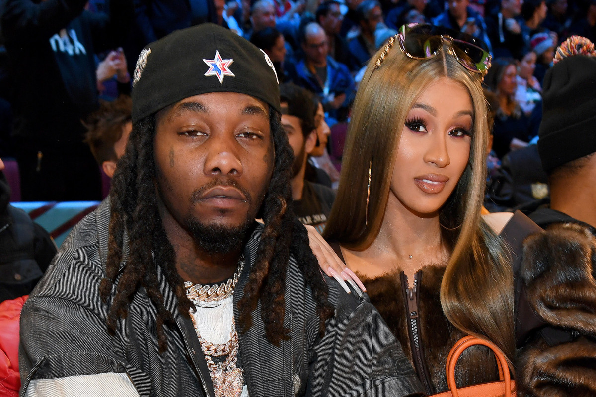 Cardi B and Offset celebrate birthday at packed, maskless party