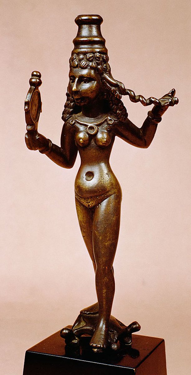 Aphrodite Astarte, she fused Aphrodite (Ancient Greek) with Ishtar (Syrian). 11/