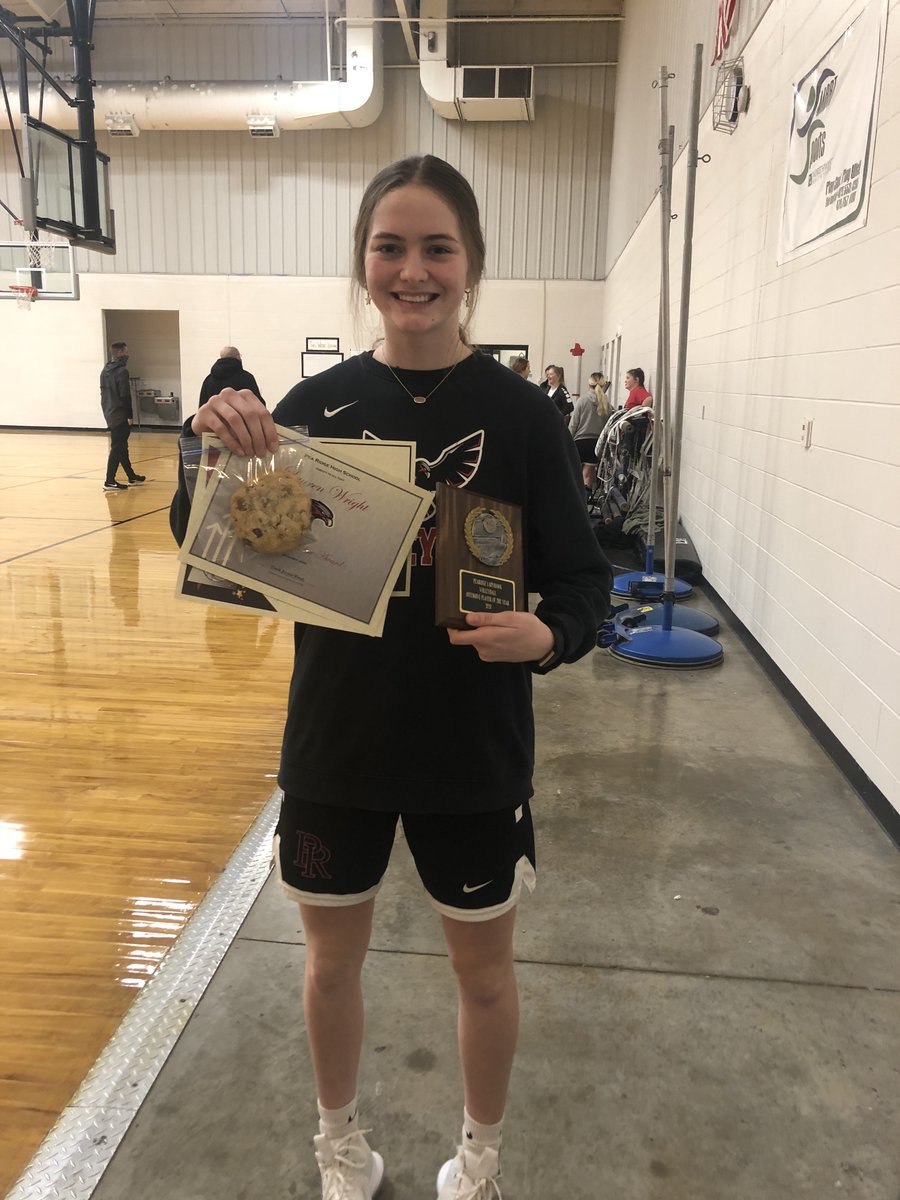 Lauren Wright was named our Offensive Player of the Year, All-Conference, and All-State Tournament Team. She had 17 Aces, 101 Kills, 12 Blocks, and 212 Digs this season.