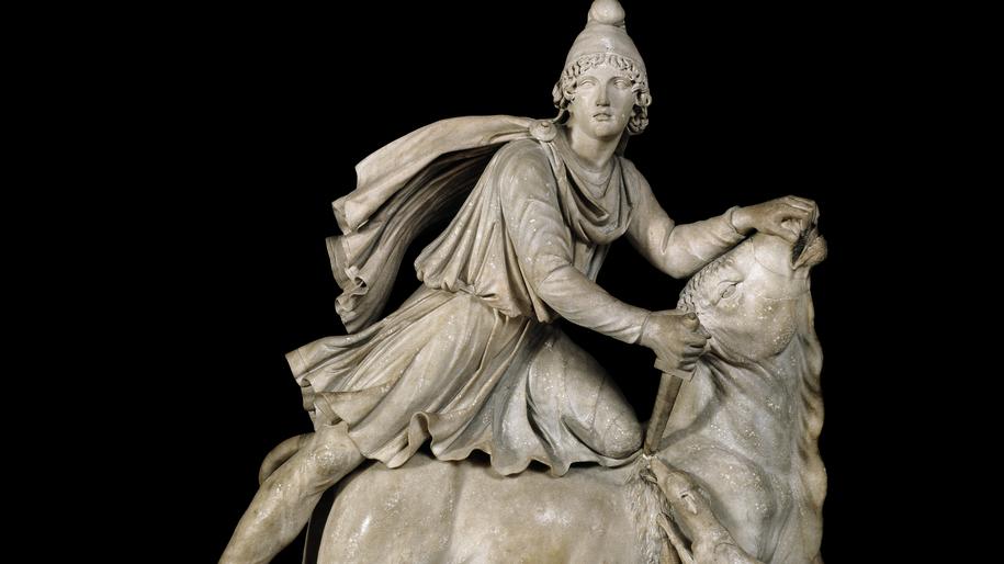 Mithras, a syncretic Roman version of the Zoroastrian god Mithra was widely worshipped as part of a 'cult'. /13