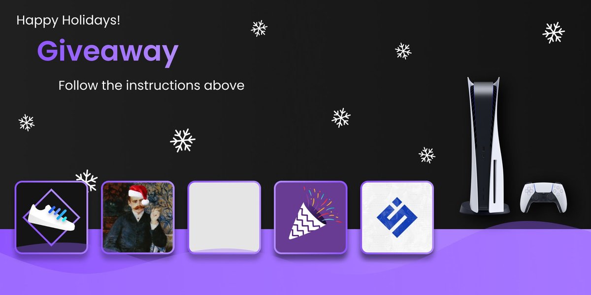 🔥 PS5 GIVEAWAY 🔥

▶️ Follow <a href="/SteadySole/">Steady Soles</a> x <a href="/ResellCalendar/">RC</a> x <a href="/ThePointsParty/">ThePointsParty</a> x <a href="/Resonant/">Resonant</a> x <a href="/spieltimes/">Spiel Times Deals • Price Error & Drop Alerts</a>
 
To enter:
✅ Follow all accounts
⏰ Turn on notifs for all accounts
👥 Tag a friend below
🔄 RT
❤️ Like

🎁 Prize: PS5 Disc Edition

Ends in 24 hours. Good Luck! 🥂