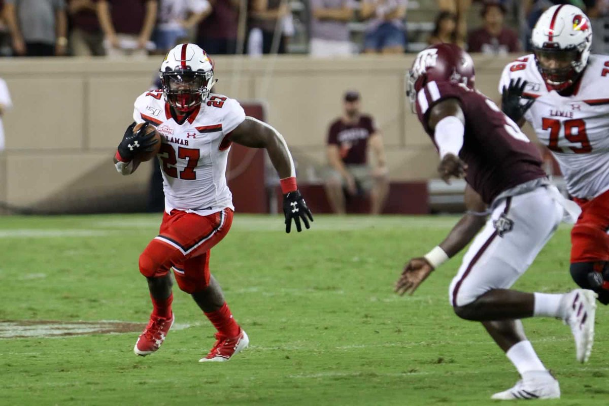 After a great talk with <a href="/CoachAntoine/">Ron Antoine, M.Ed</a> I am blessed to receive my second division 1 offer from Lamar University!🖤🃏 #21CardinalDrive