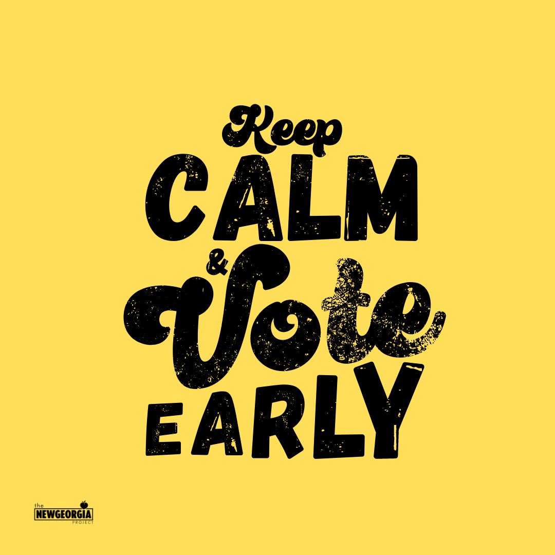 NGPFaith's tweet photo. Day 2 of early voting! Have you checked voting off your to do list? 

#OneVote #EarlyVote #GARunOff https://t.co/M7lvfTFozw