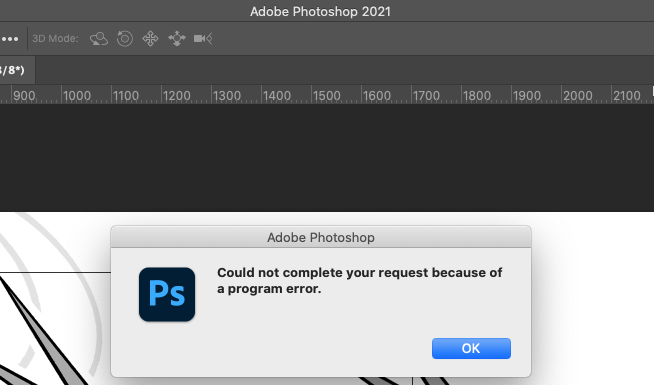 expo86co's tweet photo. @AdobeCare Latest version of Photoshop is not letting me copy items to paste inside the program (via a simple Cmd + C). When I attempt this, I get this error. Running macOS Catalina on 2015 Macbook Pro. https://t.co/j3rynXzMZp
