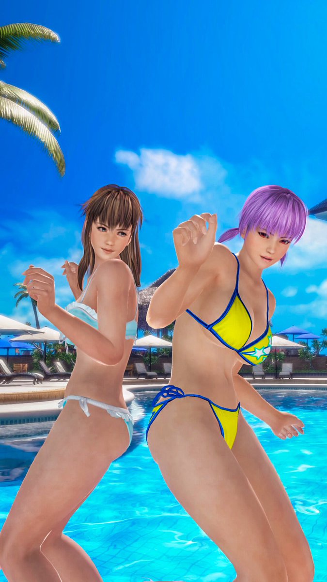 prismaticbtrfly's tweet photo. There can be only one! ๐
#Ayane #ใใใญ #Hitomi #ใฒใจใฟ #DOAX3 #DOAXVV #ButtBattle https://t.co/Sy3pBkYDGQ
