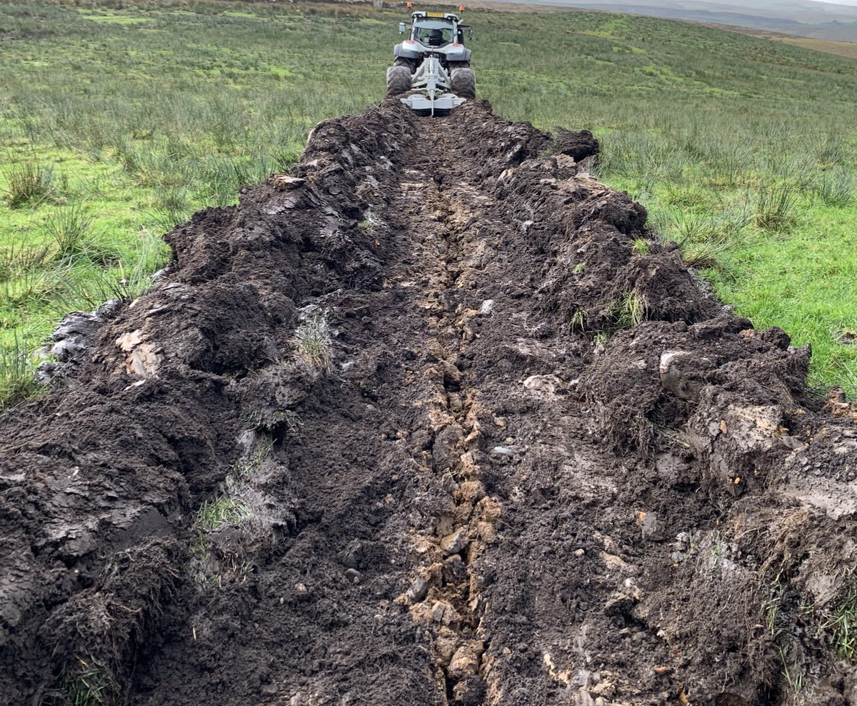 This is a double mould board - creates 2 planting positions from a wider furrow in a single pass. Similar depth, more soil disturbance - lower cost & easily planted, good rooting. Again, furrow alignment needs careful planning. IMHO on this design, tine depth needs to be reduced