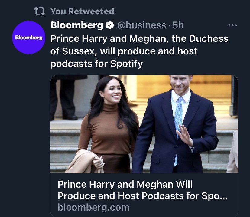 Harry and Meghan are big fish in a big pond. They needed the room to grow. Amazing.