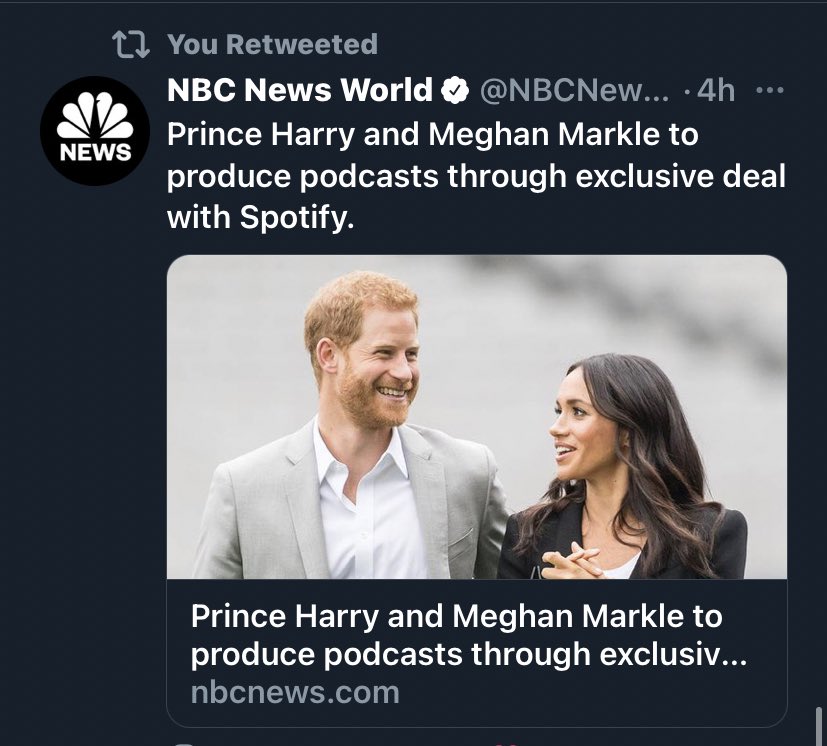 Harry and Meghan are big fish in a big pond. They needed the room to grow. Amazing.
