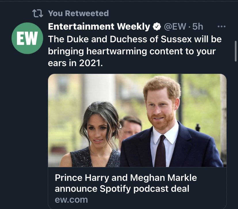 Harry and Meghan are big fish in a big pond. They needed the room to grow. Amazing.