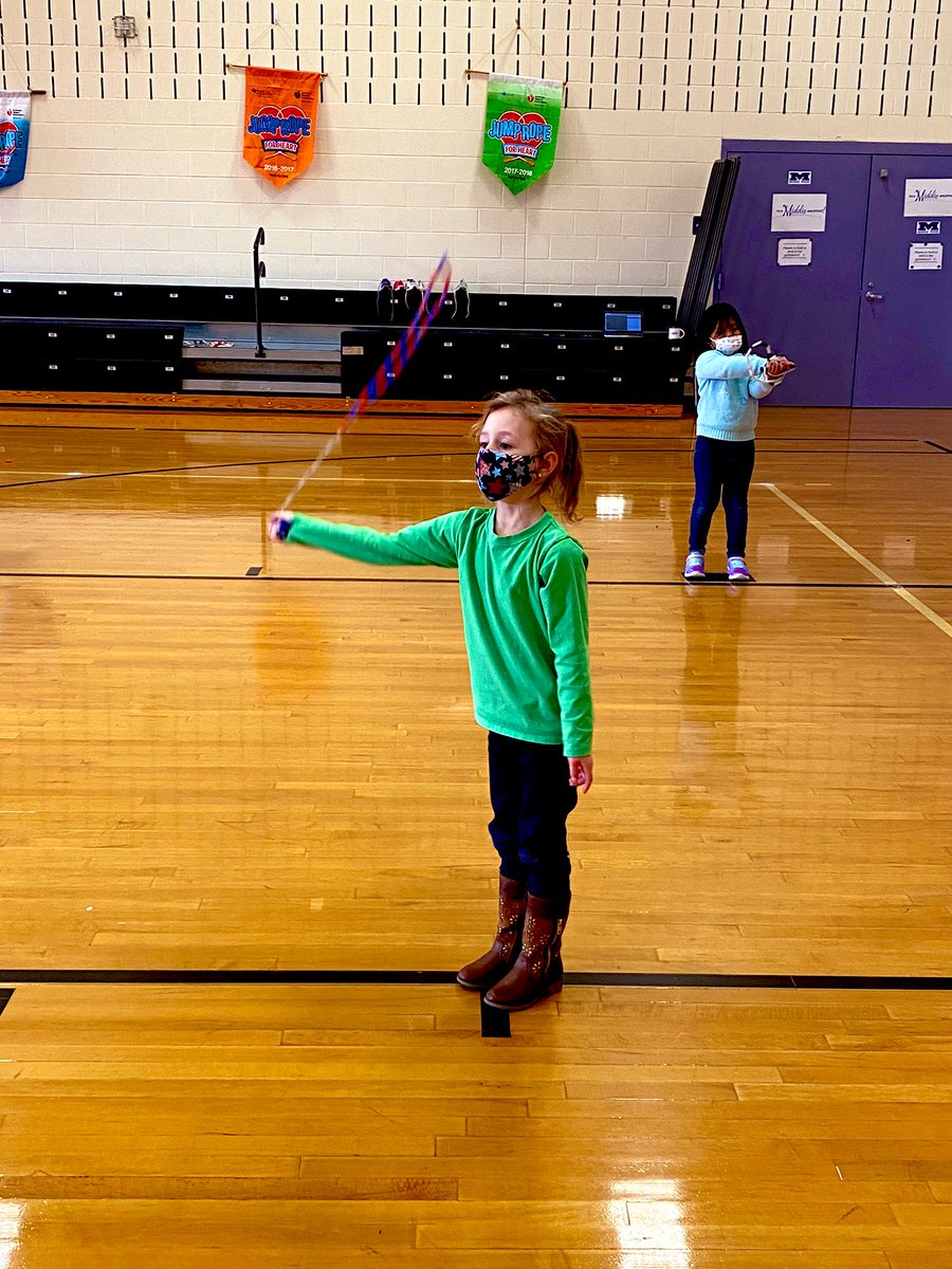 MillionAnedra's tweet photo. Jump Rope Challenge with the principal! These kids were serious! ๐ She won!!! Not me! ๐ฅฐ Love to see it! #PrincipalWalks #PrincipalTalks #WildwoodWins #MiddieRising https://t.co/N5fieiTPRM