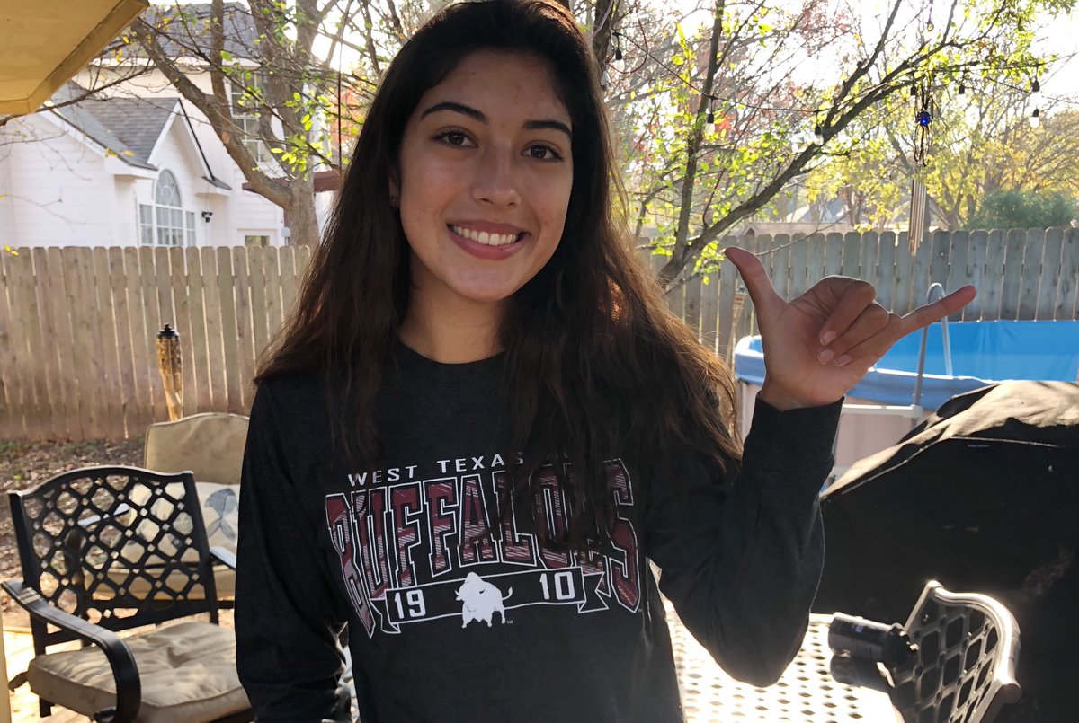 kyndahlbritton's tweet photo. I’m excited to announce that I have decided to continue my soccer career at the collegiate level and have verbally committed to WTAMU! Thank you to everyone helping me towards this decision :-) #GoLadyBuffs https://t.co/AEIjxyvQNe